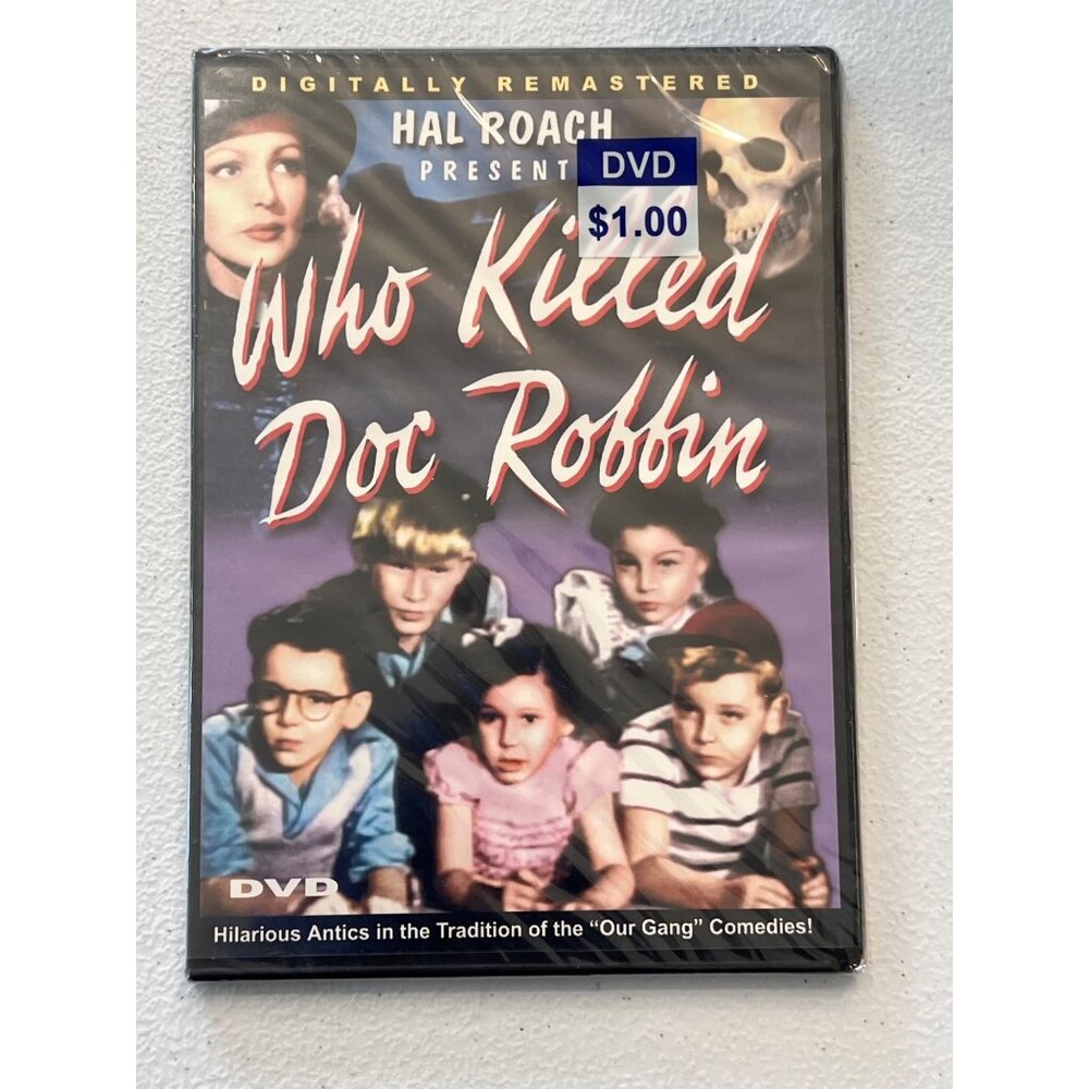 Who Killed Doc Robbin 1948 DVD Digitally Remastered Comedy New Sealed
